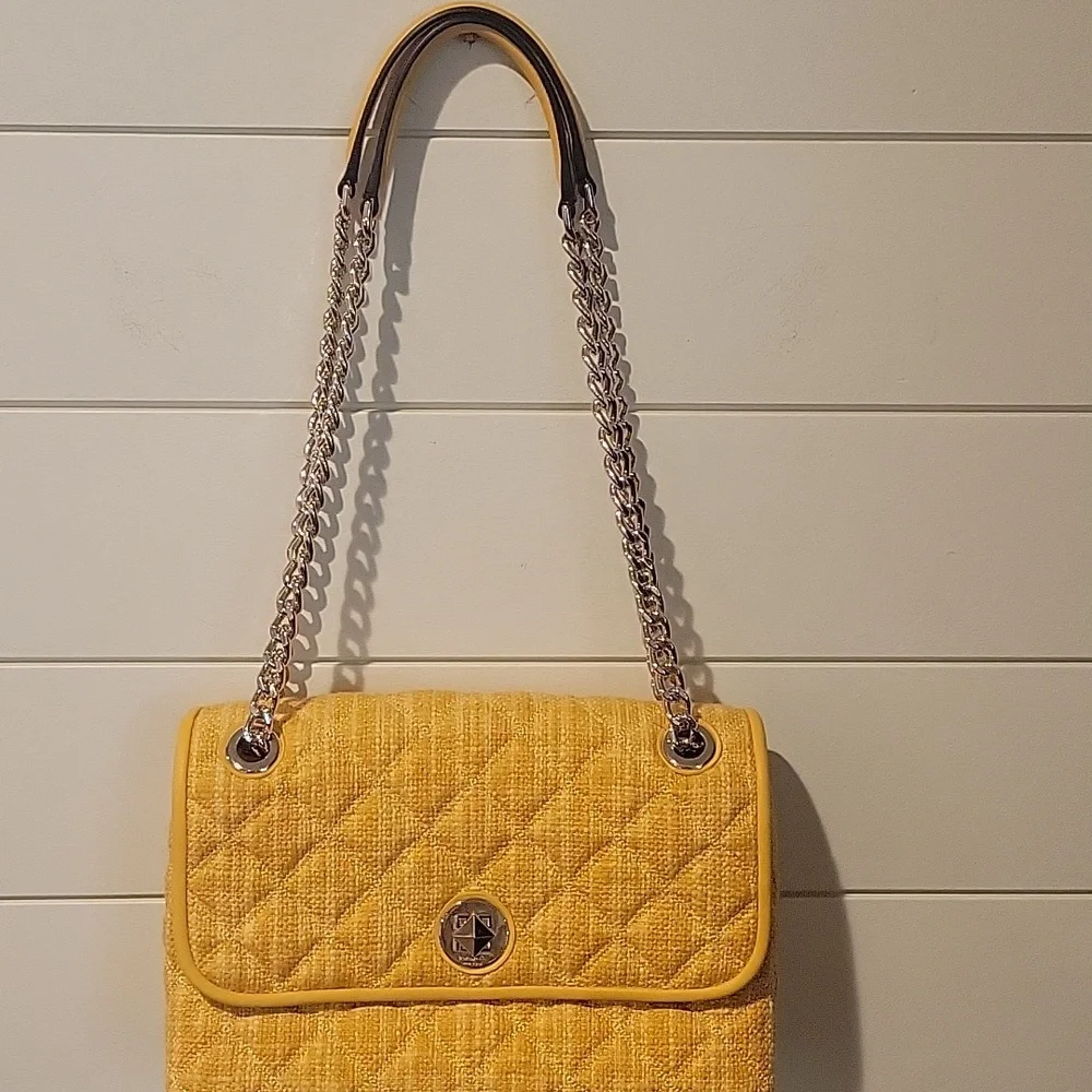 KATE SPADE NATALIA MEDIUM FLAP 2-WAY SHOULDER BAG  CUT MANGO